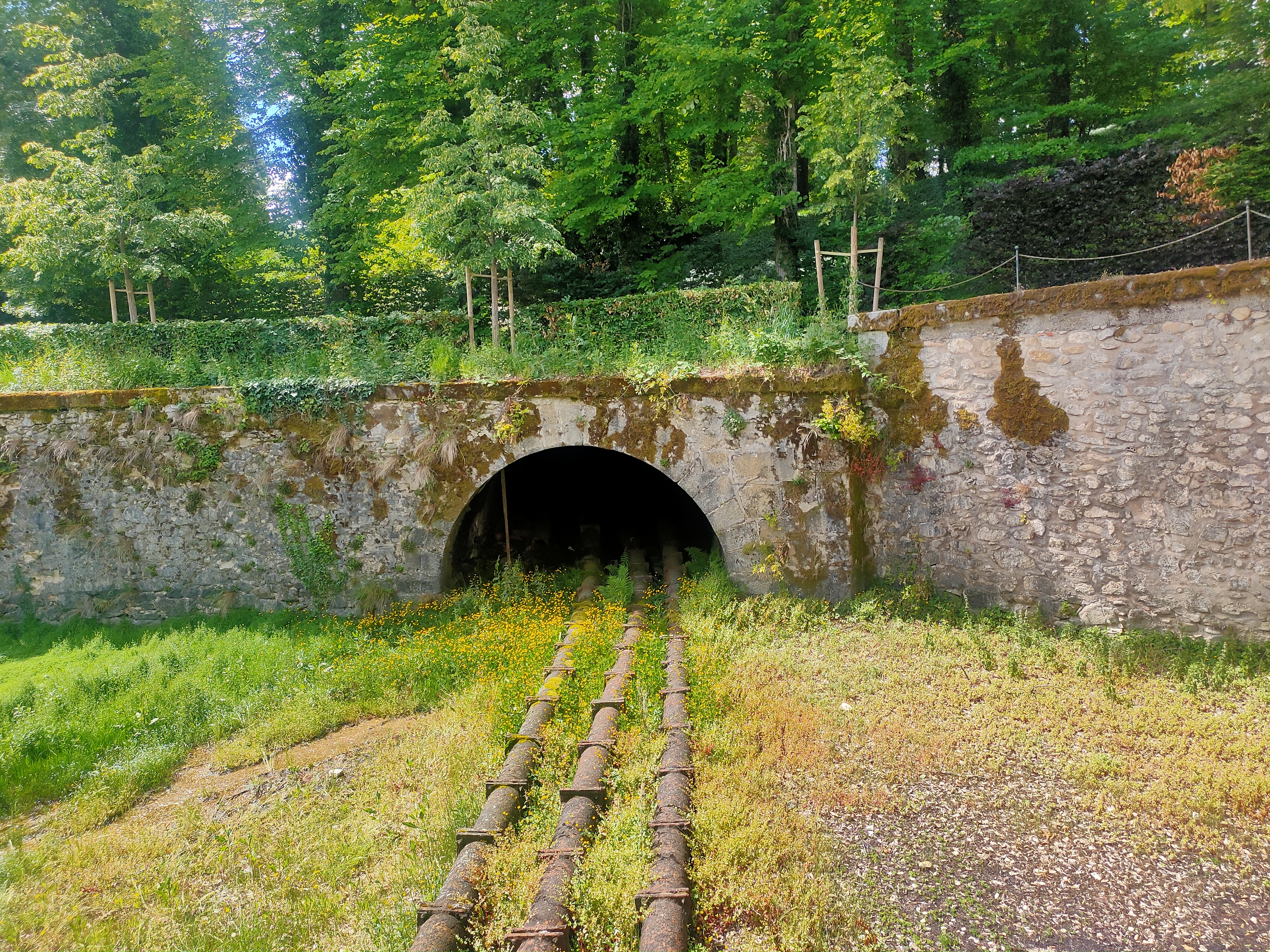Galería de salida de las cañerías