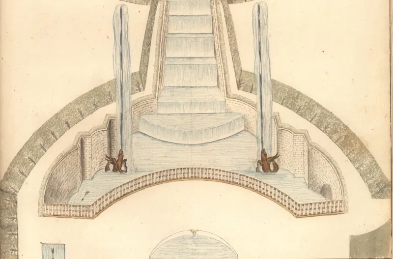 Fuente de los Dragones de la Media Luna