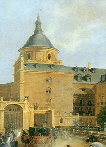 Puerta por la Plaza Redonda, Jardines de Aranjuez.
