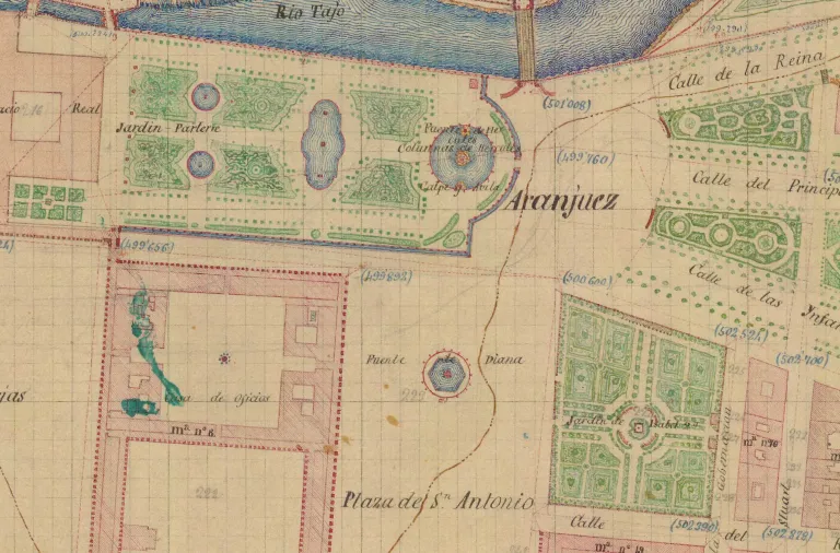 Pablo Boutelou, Proyecto para el Jardín del Príncipe, 1784. Patrimonio Nacional.