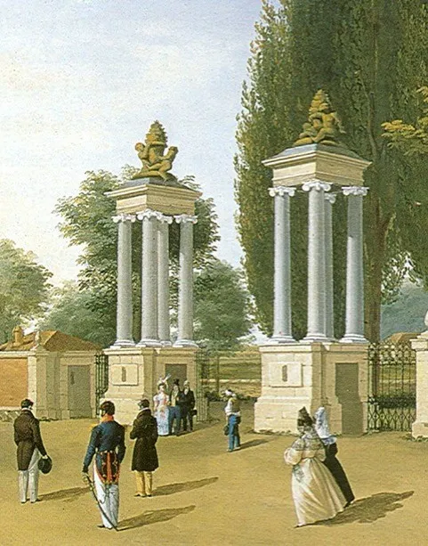 Puerta del Embarcadero, Jardines de Aranjuez.