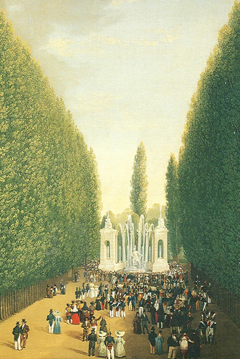 Fuente de Apolo, imagen del pasado.