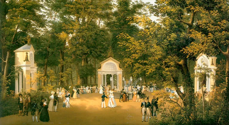 Fuente de las Arpías o del Espinario, imagen del pasado.