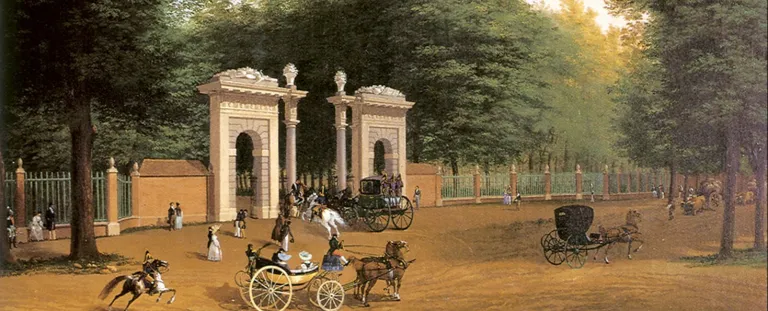 Tridente de la Casa del Labrador, imagen del pasado.