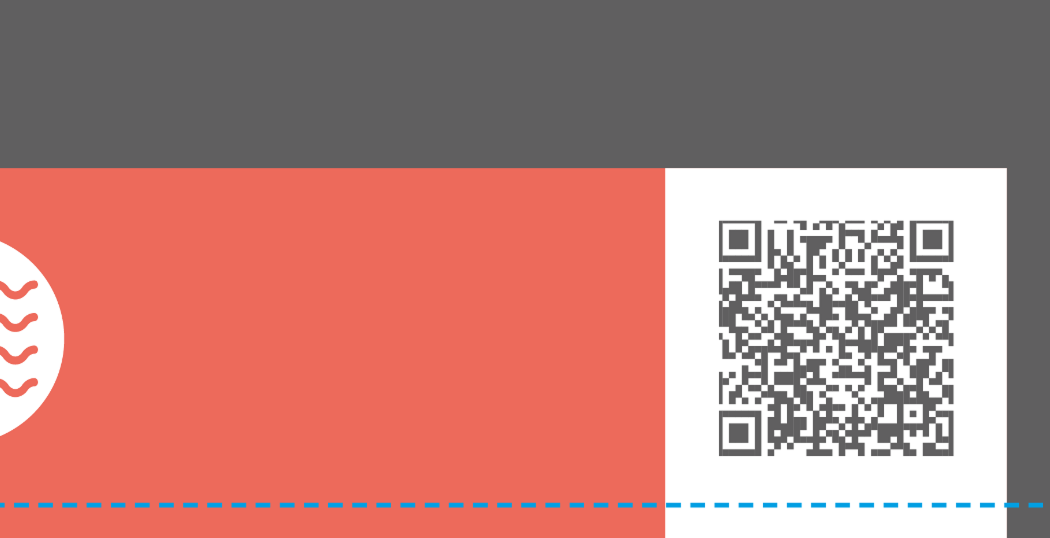 Código QR en un panel informativo del jardín.